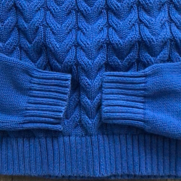 Land’s End cable knitted sweater top - Picture 3 of 6